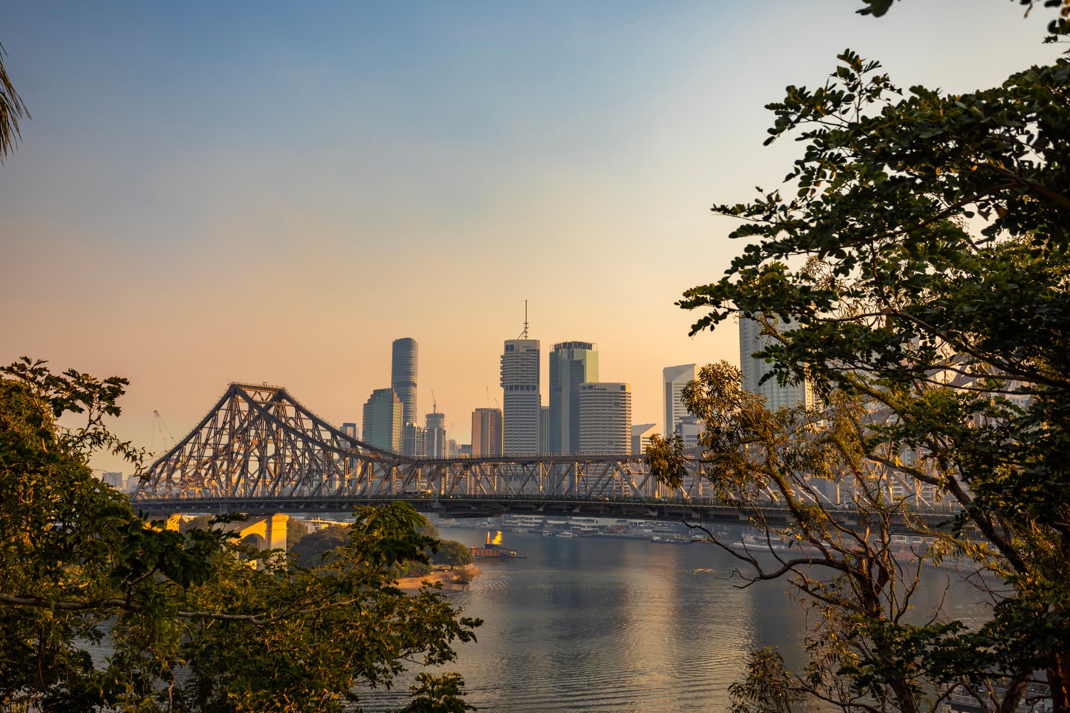 Shot of Brisbane river